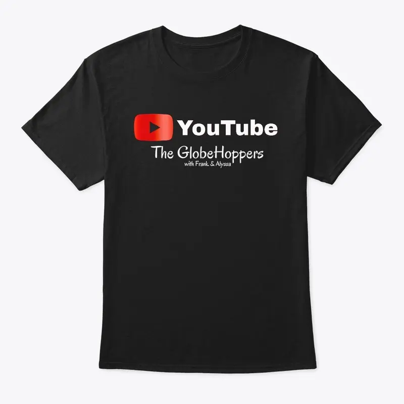 GlobeHopper Youtube Tee Shirt Blk