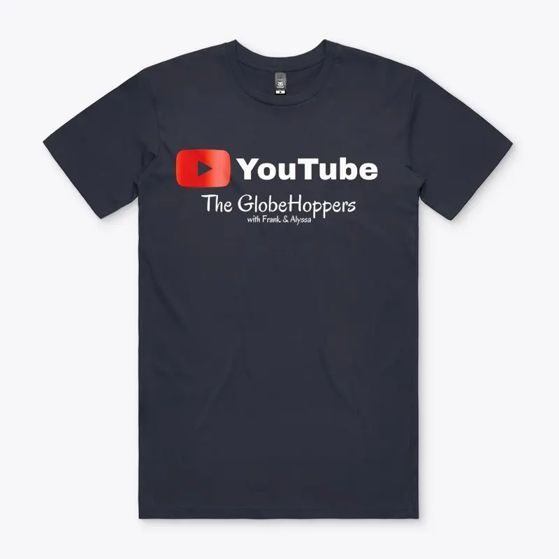 GlobeHopper Youtube Tee Shirt Blk